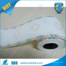 Website business cash register thermal paper jumbo roll direct thermal printing with clients size